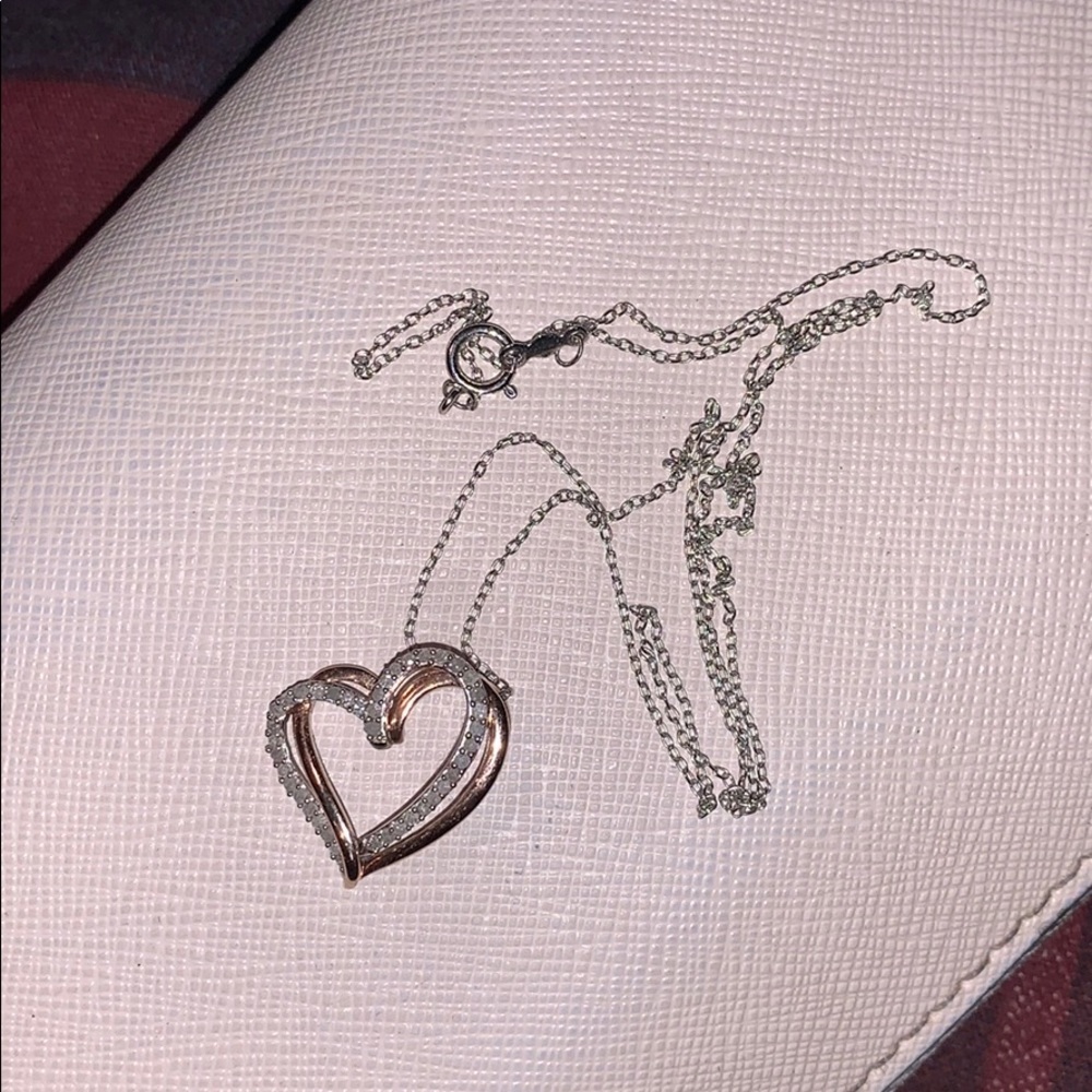 Gold and diamond necklace